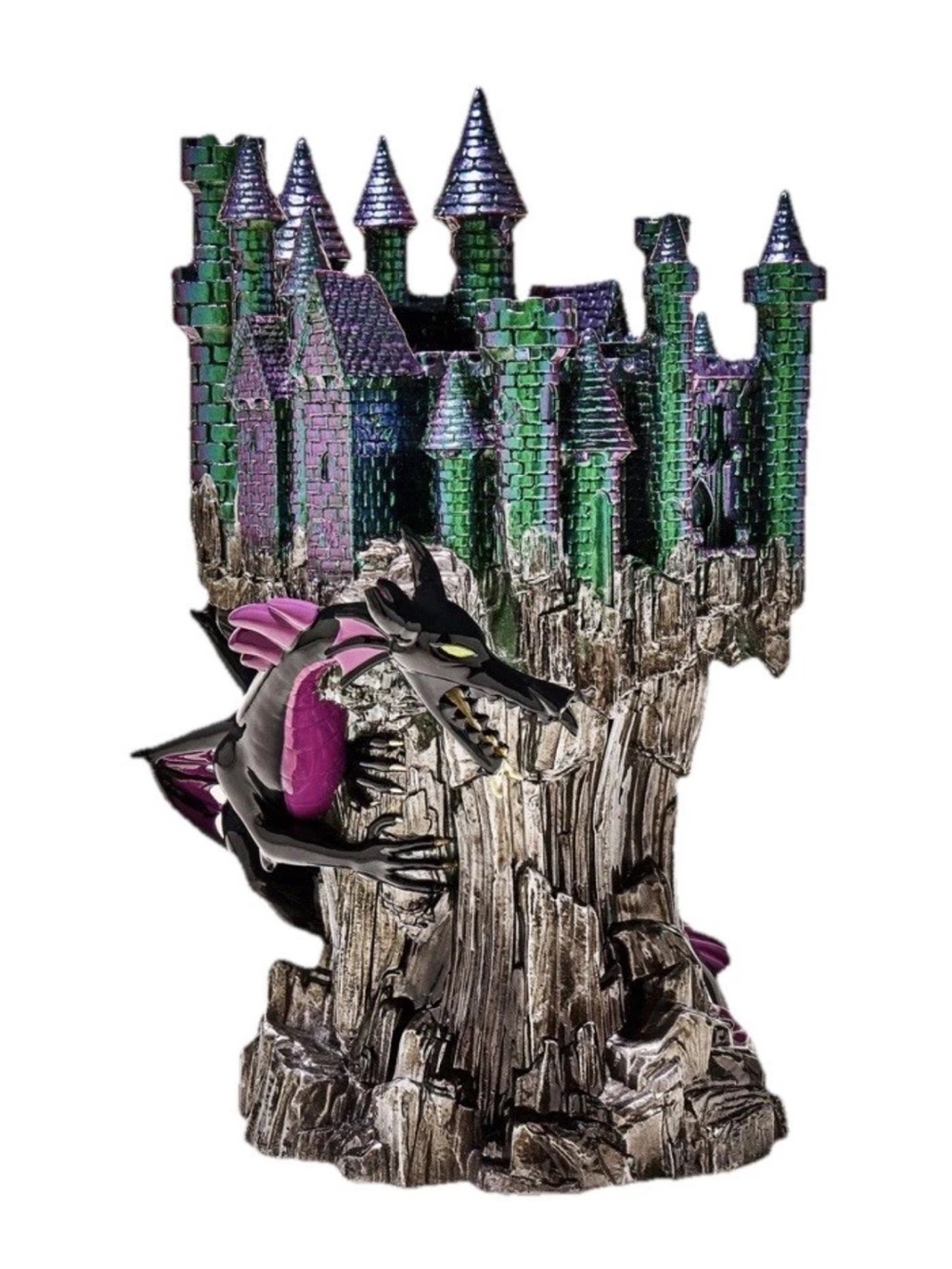 NWT Rare Disney Maleficent Bath & Body Works Candle Holder Disney Villains